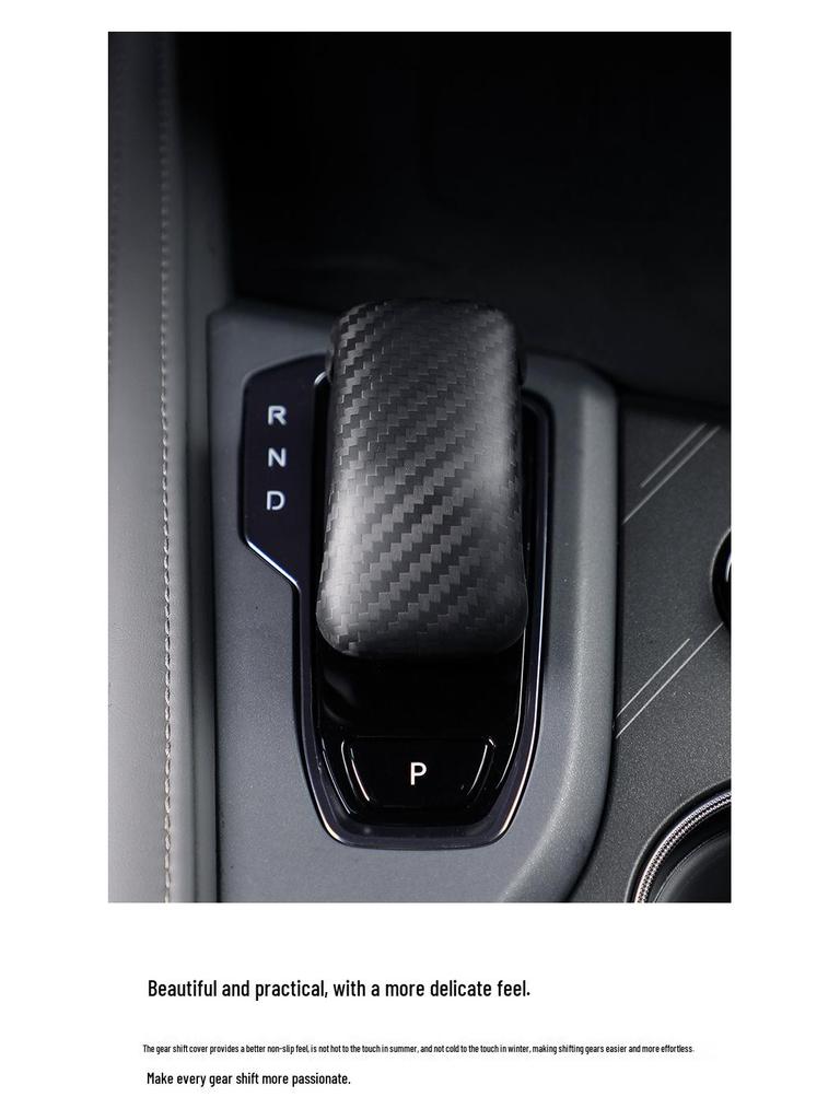 Zeekr 001 Center Console Real Carbon Fiber Sticker (2021-2025)