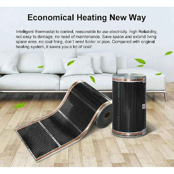 MINCO HEAT Все размеры 400 Вт/м² Пленочный инфракрасный нагреватель Теплый мат для системы теплого пола Высокотемпературный