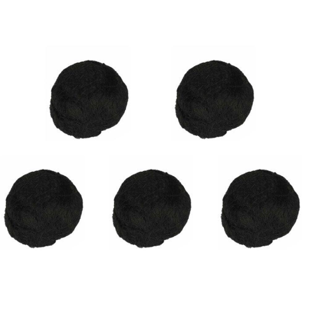 100Pcs Black Invisible Hair Nets Bun Cover Elastic Edge Mesh Hairnet Stretch Cap