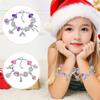 Bracelet DIY Advent Calendar 2025 Bracelet Making Kit Christmas Charm Countdown Calendar Jewelry Making Kit for Adults Women Teens