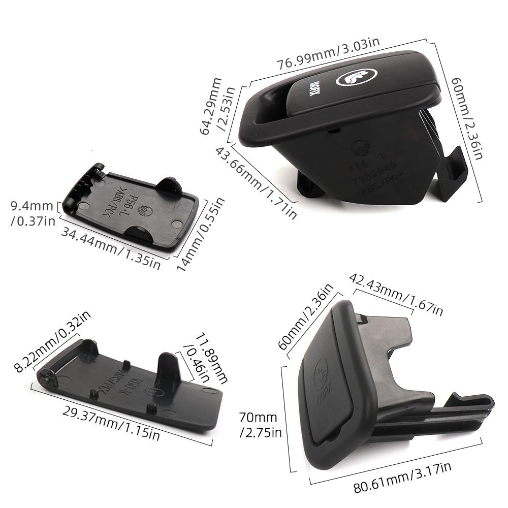 Car Rear Child Seat Fixing ISOFIX Cover Assembly Child Restraint For BMW MINI F55 F56 R55 2014-2016 Rear Seat Hook
