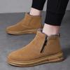 Cotton shoes men's new winter thickened velvet non-slip Northeast cotton shoes Snow boots Warm bread shoes