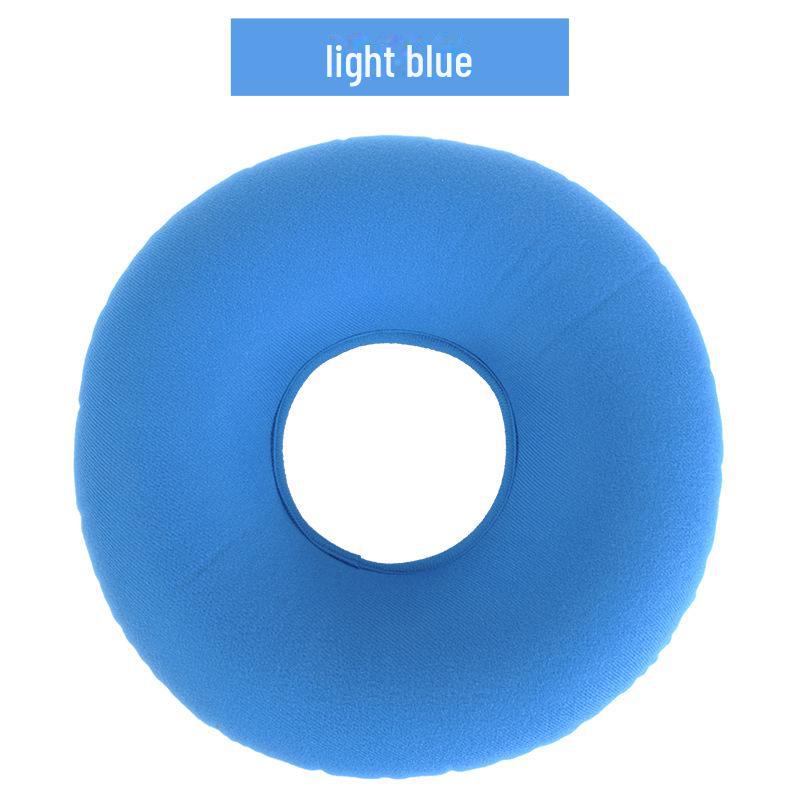 Утолщенная противопролежневая надувная круглая подушка из ПВХ