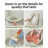 Double-sided Toilet Seat Cushion Stripe Plush Toilet Seat Pad  Household Four Seasons
