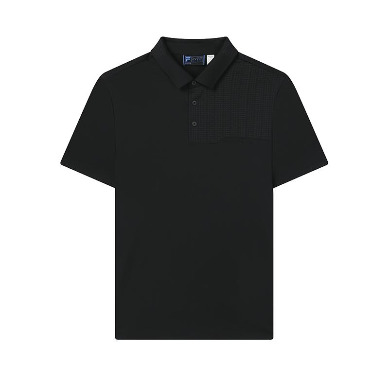 New FILA Polo Shirts Men's Jet Black F11M432106FBK