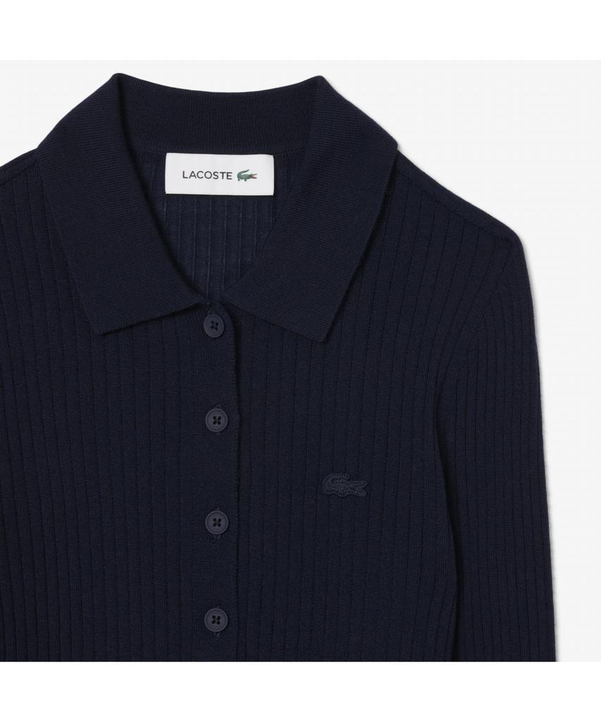 LACOSTE Женский фактурный лонгслив-поло Af4006-55N 166