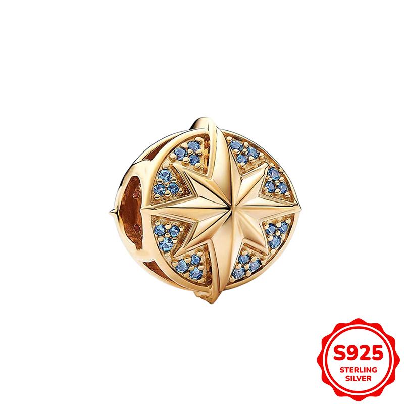 Marvel Человек-паук и Щит Капитана Америки Подвеска Шарм Бусина Подходит для Браслета 3 мм Ожерелье Женский Кулон Роскошные DIY Ювелирные Изделия Подарок