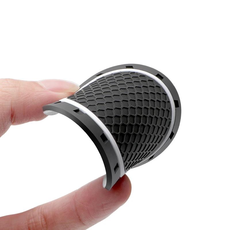 2Pcs For Bmw M Performance E46 E90 E60 F30 F10 E39 F20 pendant Silica Gel Car Coaster Water Cup Anti-slip Pad Auto Accessories rvzc66