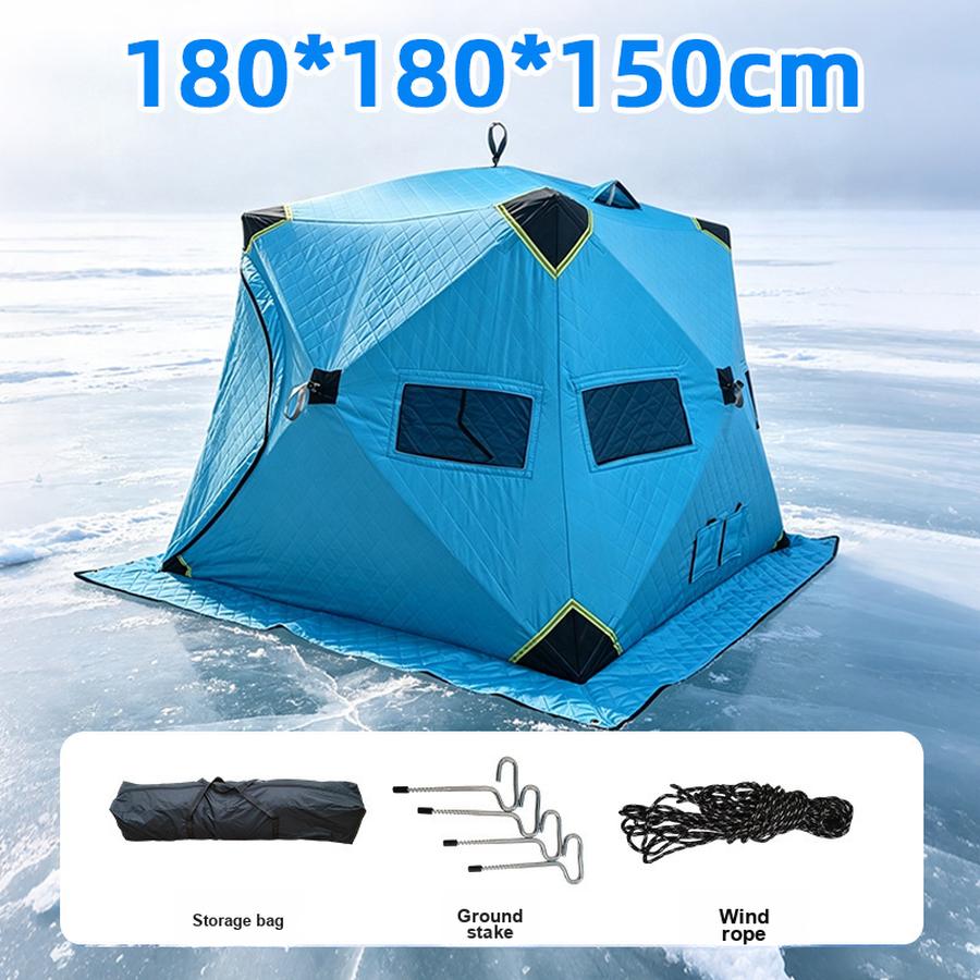 Ice Fishing Cotton Tent Outdoor Warm Camping Tent for Fishing with Windproof Insulation