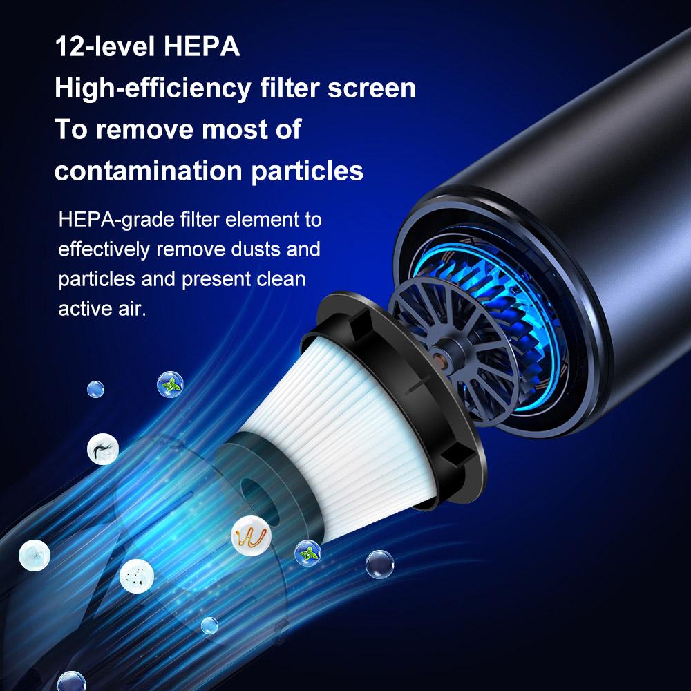 Liectroux i5 Handheld Vacuum Cleaner, 12,000 Strong Suction, 2500mAh Battery, up to 35min Runtime