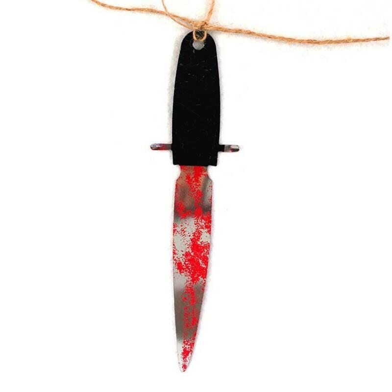 12 шт., подвесное оружие на Хэллоуин, страшный баннер, гирлянды, декор, кровавый жуткий реквизит для украшения вечеринки