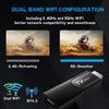 MX10 WIFI ATV 2.4G 5.8G Mini TV Stick Android13.0 Allwinner H618 HDR10+ 3D Поддержка 4K Видео BT Голосовой пульт дистанционного управления Smart TV Stick