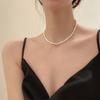 Ретро жемчужное ожерелье Niche Light Luxury Collarbone Chain Simple Universal Neck Chain