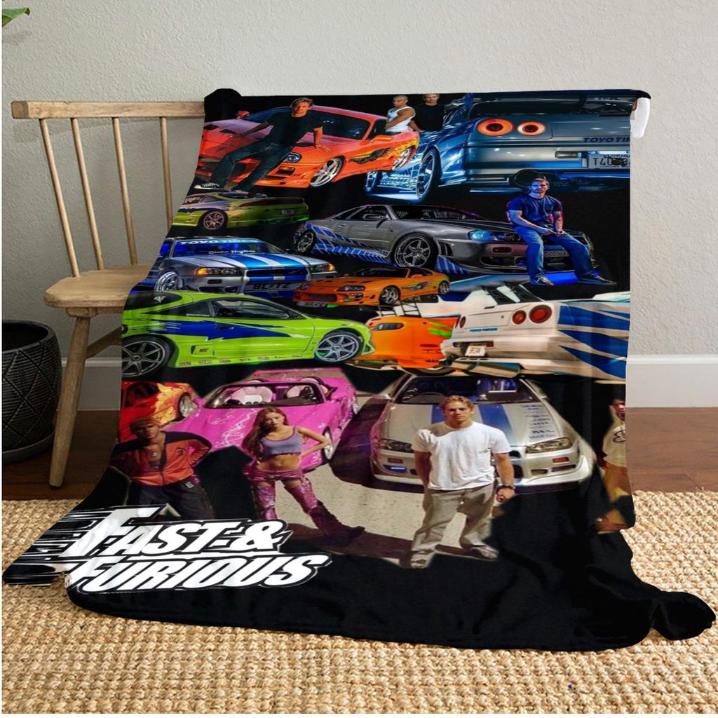 Fast & Furious: Street Racing Blanket Soft And Portable All Season Home Bed Sofa Blanket Office Travel Nap Break Warm Blanket