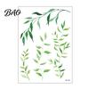 Waterproof Temporary Tattoos Fake Vine Tattoos, Leaf Stickers, Green Plant Tattoo Stickers Ivy Body Art for Women Girls, Boho Festival Decor Party