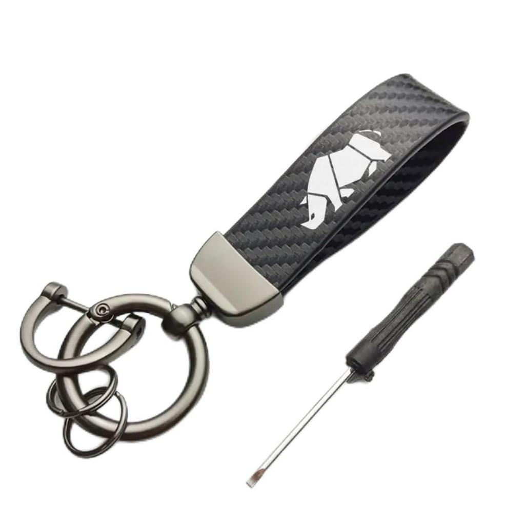 Keychain Carbon Fiber Keychain Case for Jimny Sierra Nomad One JB64, (Mark Only) [Used]