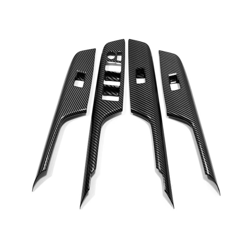 LHD RHD For Toyota Harrier Venza 21 23 2024 ABS wood Car Window Lift Switch Panel Stickers Door Inner Armrest Frame Cover