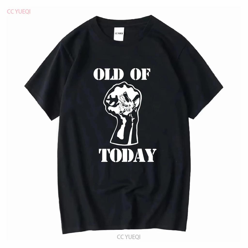OLD OF TODAY Youth Parody T SHIRT XL Straightedge XXX Beer X Hand Tattoo Punk HC vintage Washed Unisex homme Versatile Stylish