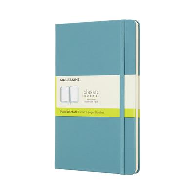 Moleskine Классический блокнот в твердой обложке однотонный большой размер широкий x 21 см Листовой синий QP062B35 (13см в длину)