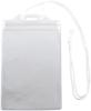 Прозрачный чехол для бейджа с подвесом для мероприятия, размер открытки, застежка-молния Good-L, (50 штук)