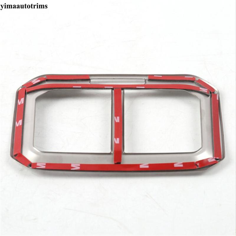 Задний подлокотник автомобиля, коробка для кондиционера, вентиляционная рама, крышка, отделка для Volkswagen VW Tiguan MK2 2016 - Аксессуары для интерьера