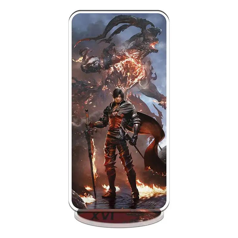 16см Фэнтези Игра Периферия КЛАЙВ-РОЗФИЛД Акриловые Стенды с Персонажами Карточные Подарки для Мальчиков Коллекция Украшение Игрушки Куклы