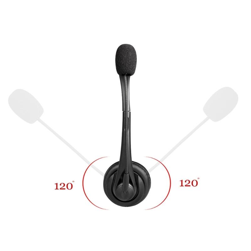 Регулируемые голосовые гарнитуры с двойным подключением через USB Type-C и 3,5-мм порт для компьютеров и мобильных устройств