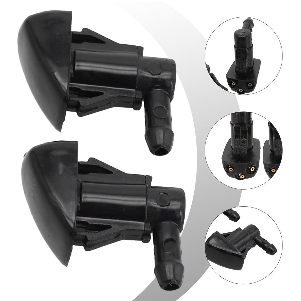 2Pcs Car Windscreen Washer Jet Spray Nozzle For Hyundai For Tucson 986302E100 Dual Holes Windshield Nozzle Water Spray Jet