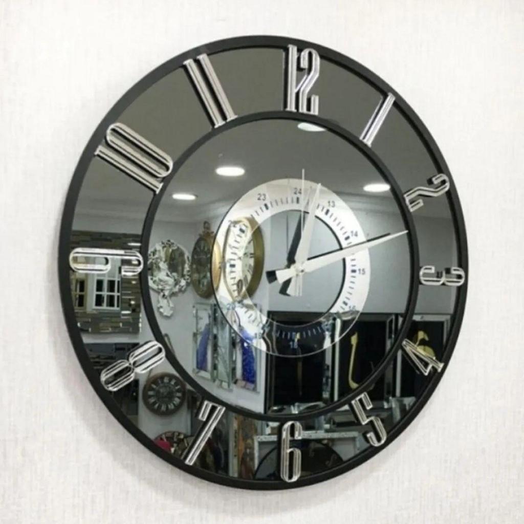 Настоящие зеркальные декоративные настенные часы, современный дизайн, золотые и серебряные римские цифры, большие настенные часы, украшение для дома, гостиной, спальни