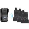 Hand-Free Two-Way Wireless Doorbell Waterproof 200 Meters Range Home Office Intercom System for Apartment Factory Calling Pagers