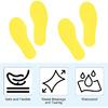 PATIKIL Feet Markers for Classroom, 4 Pairs Plastic Floor Foot Shaped Non Slip Spots Carpet Markers for Education Preschool Children Teacher