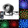 Disco light party lamp, flashing LED projector, sound-activated stage light strip with remote (EU standard)