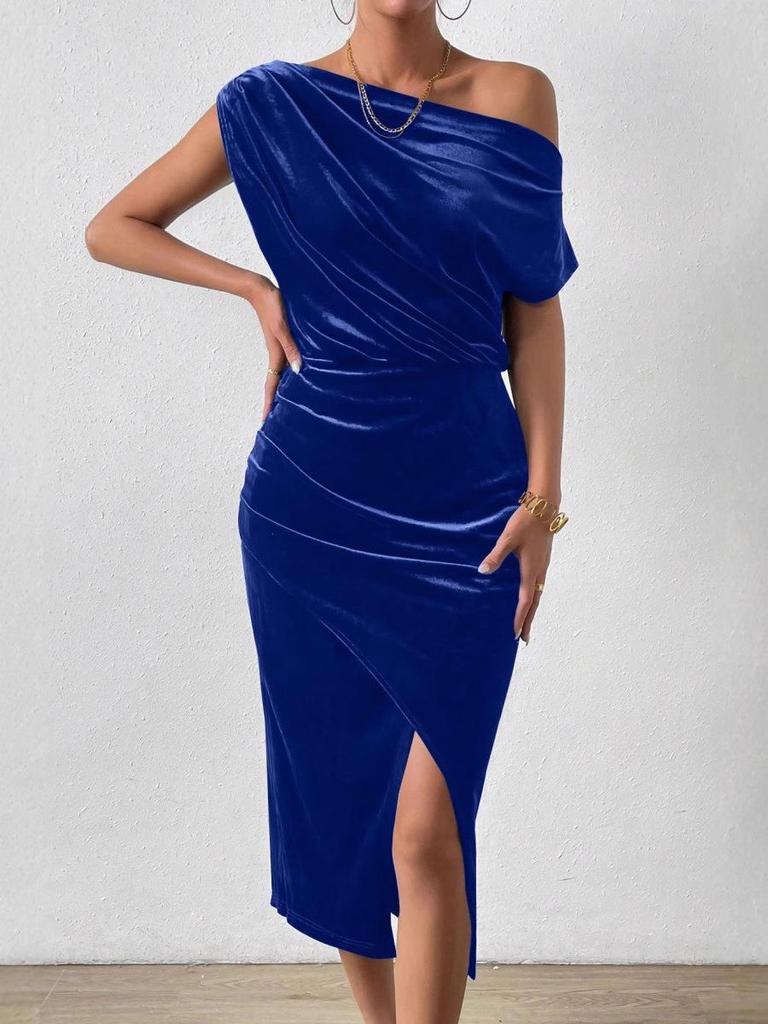 Лето 2025 Новое поступление: Элегантное женское вечернее платье с открытыми плечами