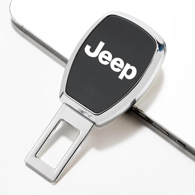 For Jeep Metal Car Seat Belt Clip Extender Safety Buckle For Jeep Wrangler JL JK Renegade Grand Cherokee Patriot Willys Liber