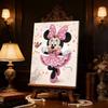 Disney Жемчужная живопись Минни Арт Набор для жемчужной живописи Жемчужное искусство Настенный декор Ручная работа Подарок Декор для дома или офиса