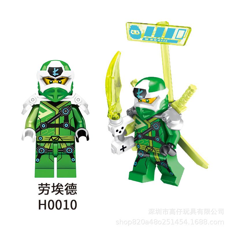 Ninja Mini Figures Building Blocks, Small Particle Educational Kids Toy, Compatible Brands