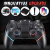 Bluetooth Gamepad Game Controller Joystick with Bracket 2.4G Wireless Receiver Compatible with Android IOS PC PS3