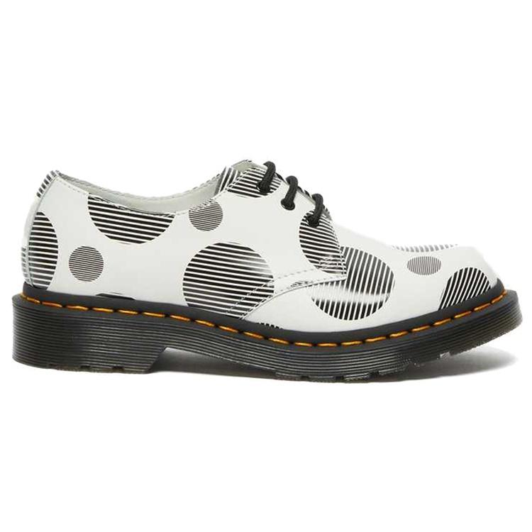 (WMNS) Доктор. Dr. Martens 1461 'White Black' Женские 26877101