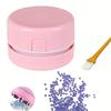 Desktop Vacuum Cleaner Portable Handheld Desk Cleaner for Crumbs Debris Pencil Shavings Snack Paper Eraser