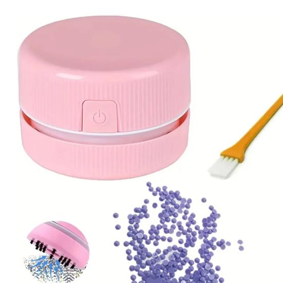 Desktop Vacuum Cleaner Portable Handheld Desk Cleaner for Crumbs Debris Pencil Shavings Snack Paper Eraser