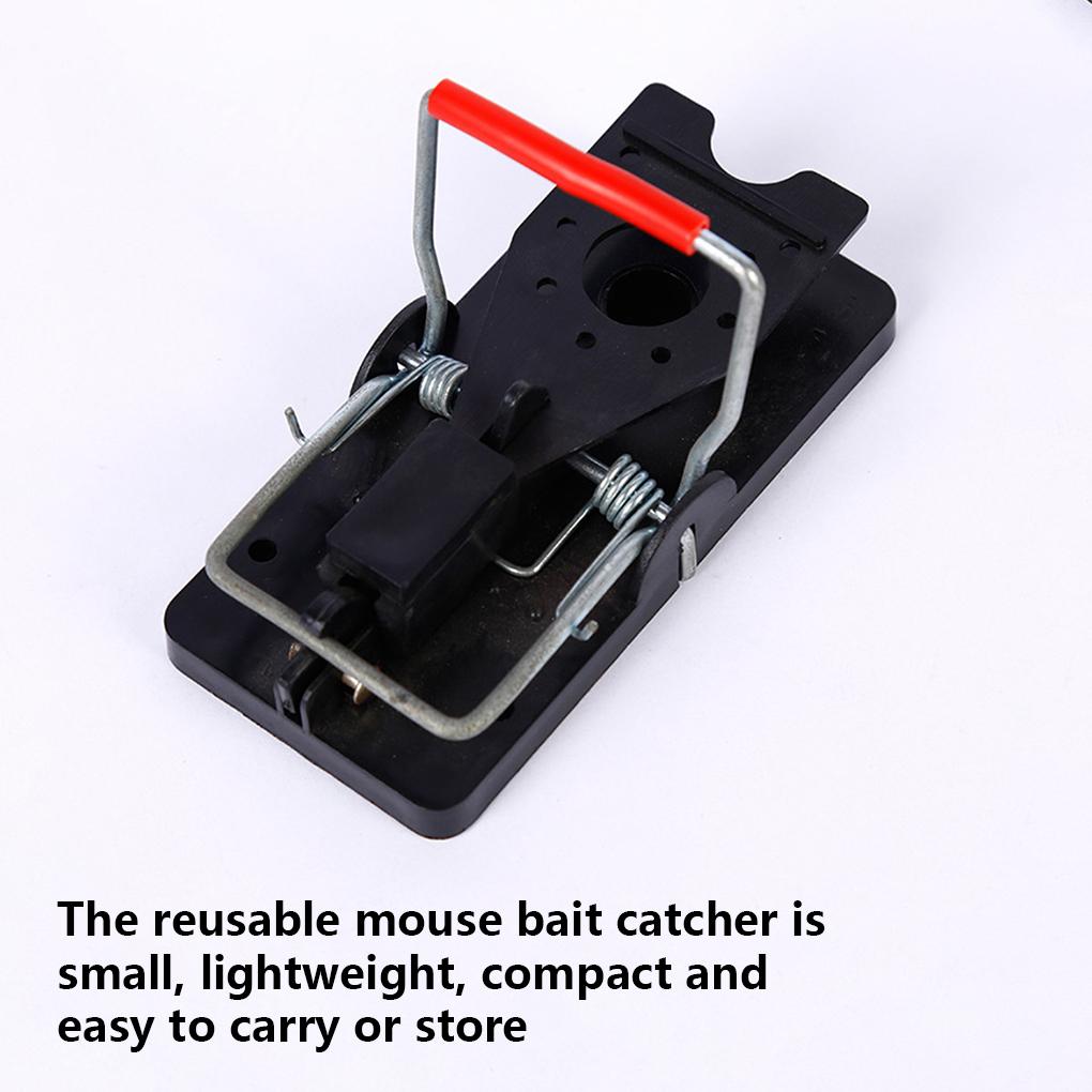 Пластиковая ловушка для мышей с быстрым освобождением для помещений, офиса, кухни, ресторана, гостиной, гаража, галереи, ловли мышей