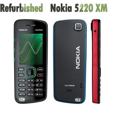 Восстановленный Оригинальный Мобильный Телефон Nokia 5220 XpressMusic С 1 SIM-картой