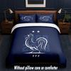 France national football team Design Bed Bedding Set 1 Duvet Cover + 2 Pillowcases Soft Breathable Household Bed Linens