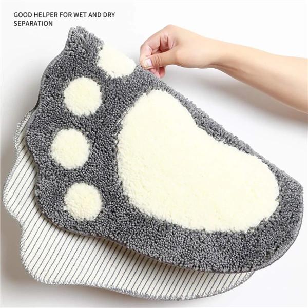 Нескользящий ковер для ванной комнаты с принтом ног, коврики для ванной, впитывающий коврик, напольный коврик, коврик для двери, кухонный коврик для двери, декор для ванной комнаты