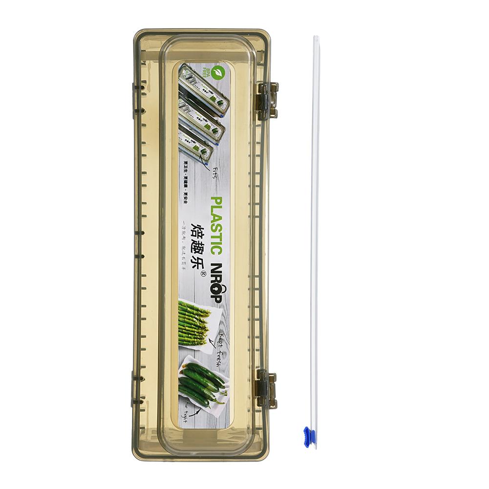 Plastic Wrap Dispenser Fixing Foil Cling Film Cutter Food Wrap Plastic Sharp Dispenser Cutter Organizer Kitchen Tool Accessories