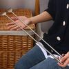 Stainless Steel Extendable Back Scratcher Portable Hard-to-Reach Areas Five-Teeth Telescoping Handle Back Scratcher Massager Tools