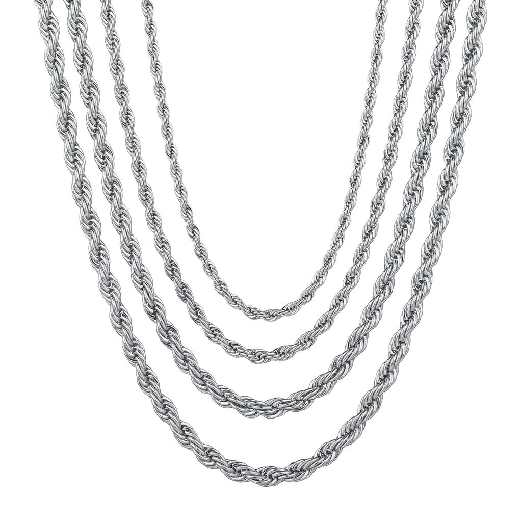 Серебряное ожерелье, очаровательное черное женское ювелирное изделие, мужское мужское хип-хоп, Золотая цепочка унисекс, цепочка в стиле панк, ожерелье, аксессуары из нержавеющей стали