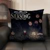 HHollow Knight Game Cushion Cover Natural Linen Organic Fabric DoubleSided Printing Sofa Home Decor Gift Pillow Case