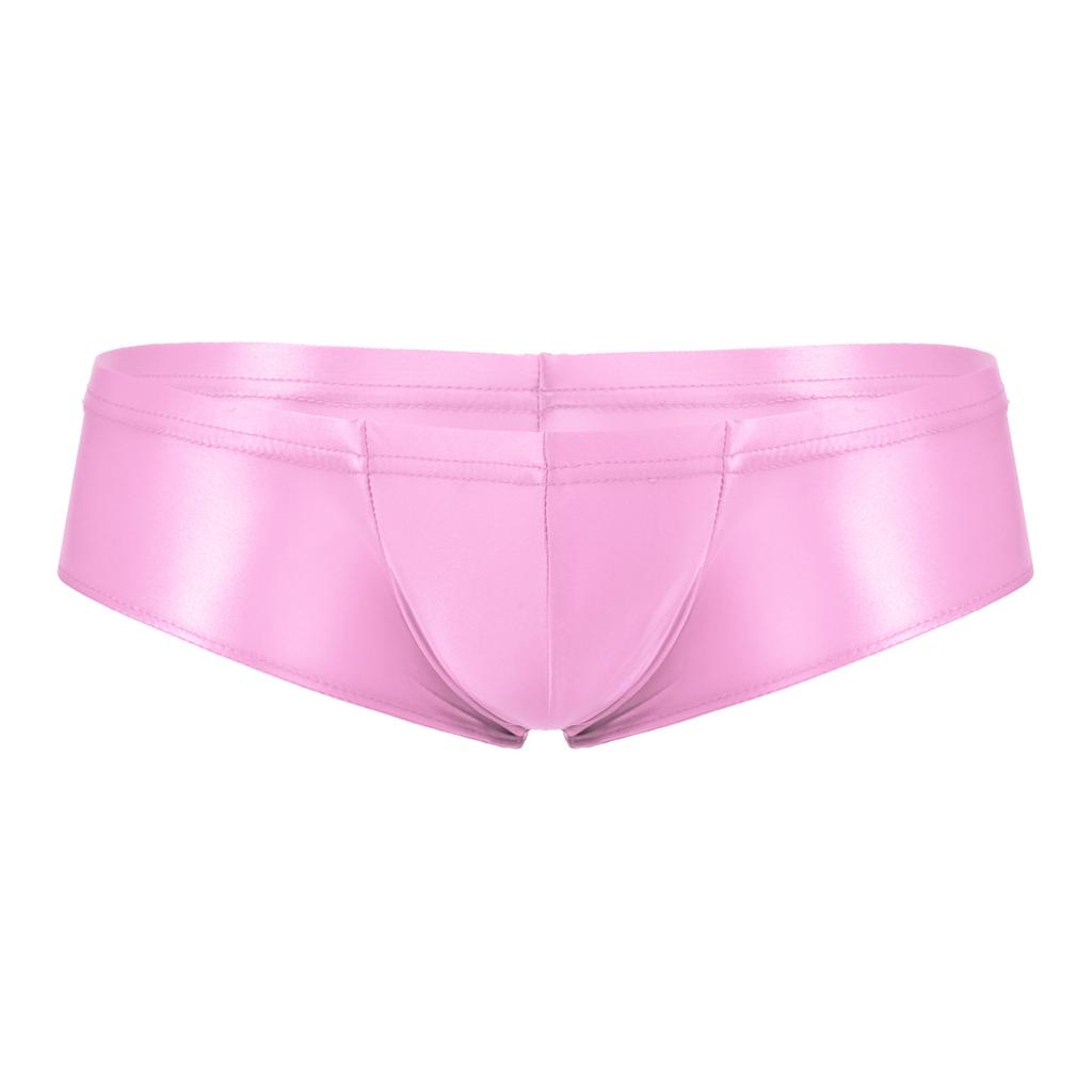 Мужские трусы с низкой посадкой, однотонные эластичные трусы с эластичным поясом, для повседневного использования