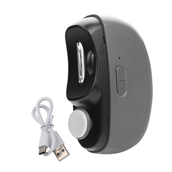 Портативная электрическая машинка для стрижки ногтей для детей, взрослых, пожилых людей, маникюрная пилка, кусачки для ногтей, полировщик, автоматический детский триммер для ногтей со светодиодной подсветкой